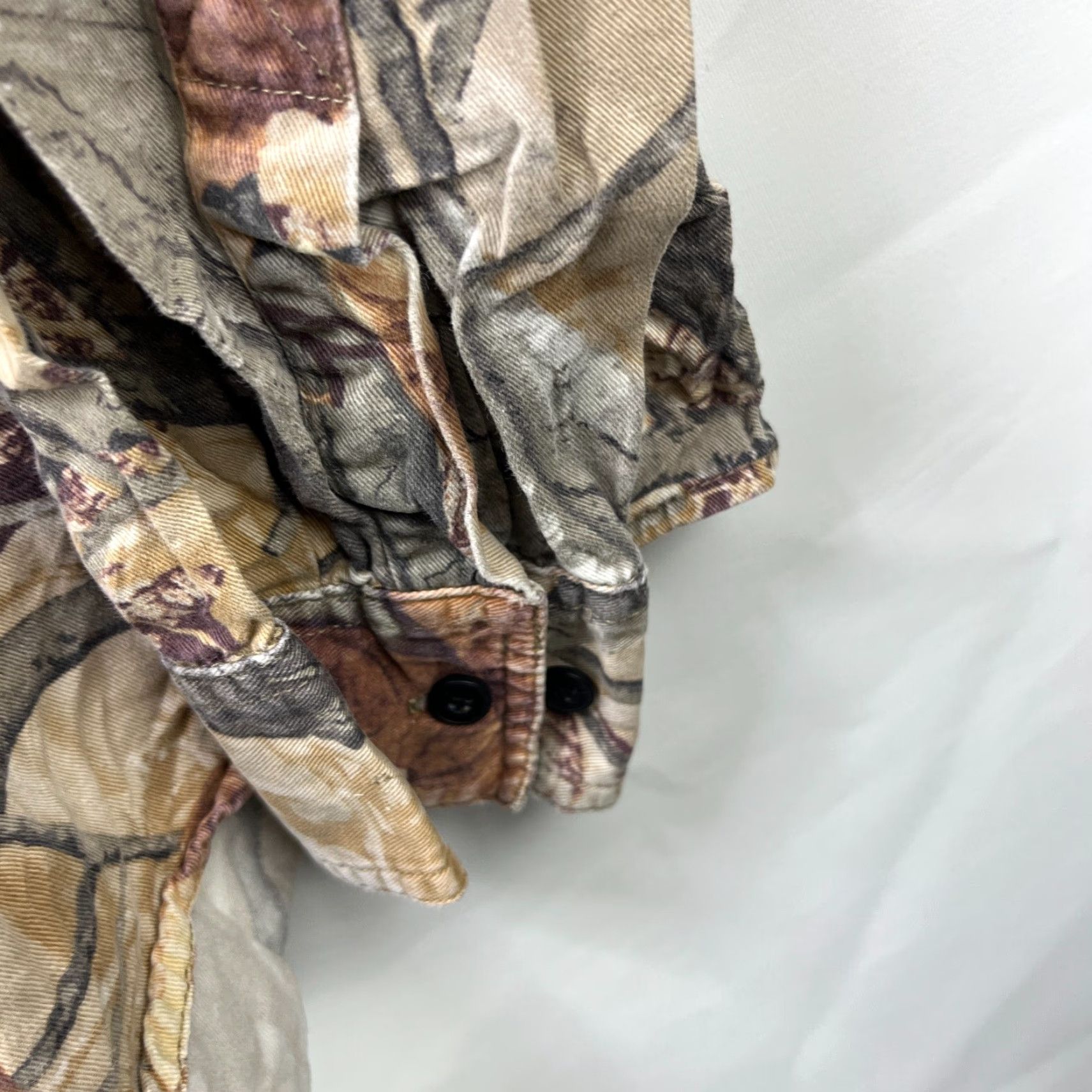Vintage VINTAGE Camo Tree Button-Up Long Sleeve Shirt 2XL Mens 90s Size US XXL / EU 58 / 5 - 5 Thumbnail