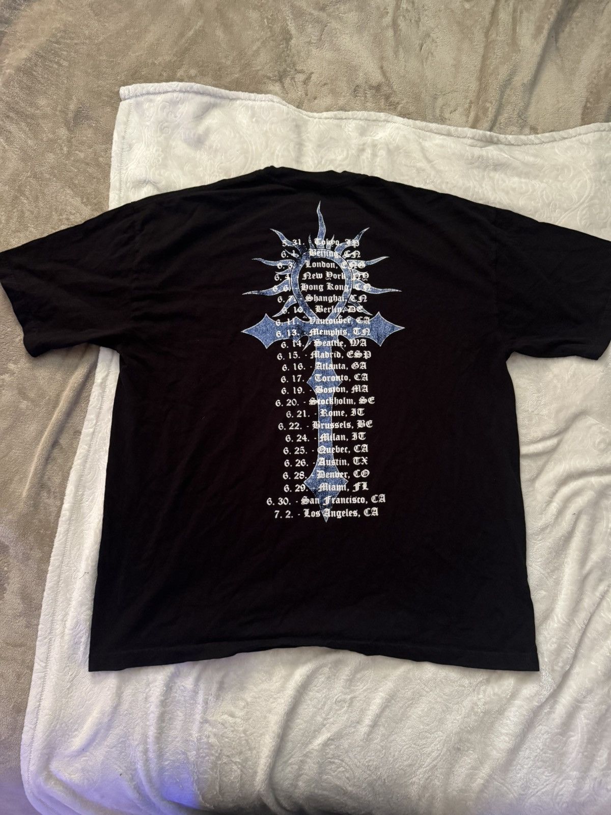 Revenge Revenge Blue Chrome Reaper Tee Size US XXL / EU 58 / 5 - 4 Thumbnail