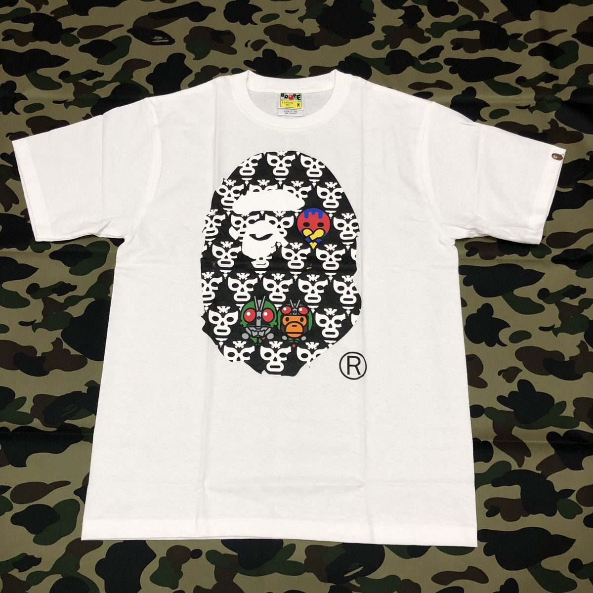 Bape Bape x Shin Kamen Rider Baby Milo Tee Size US M / EU 48-50 / 2 - 1 Thumbnail