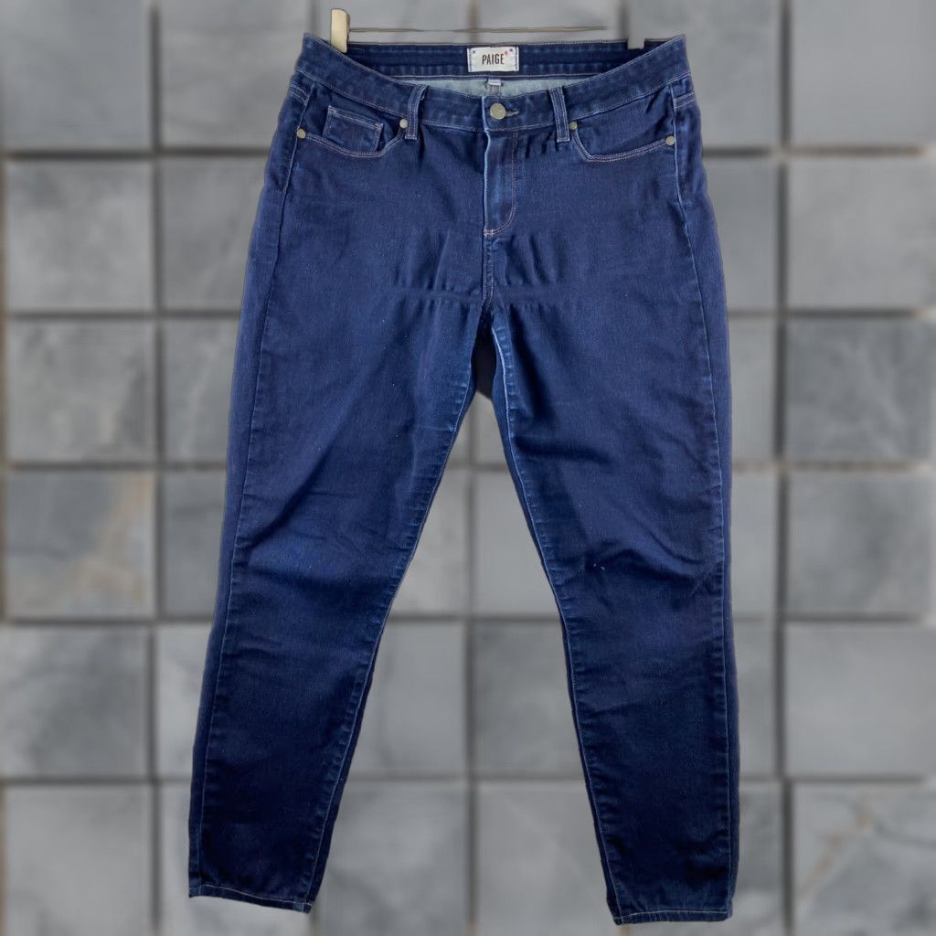 Paige Paige Verdugo Jeans Womens 32 Ankle Skinny Stretch Denim Blue Made in USA Size 24" / US 00 / IT 34 - 1 Thumbnail