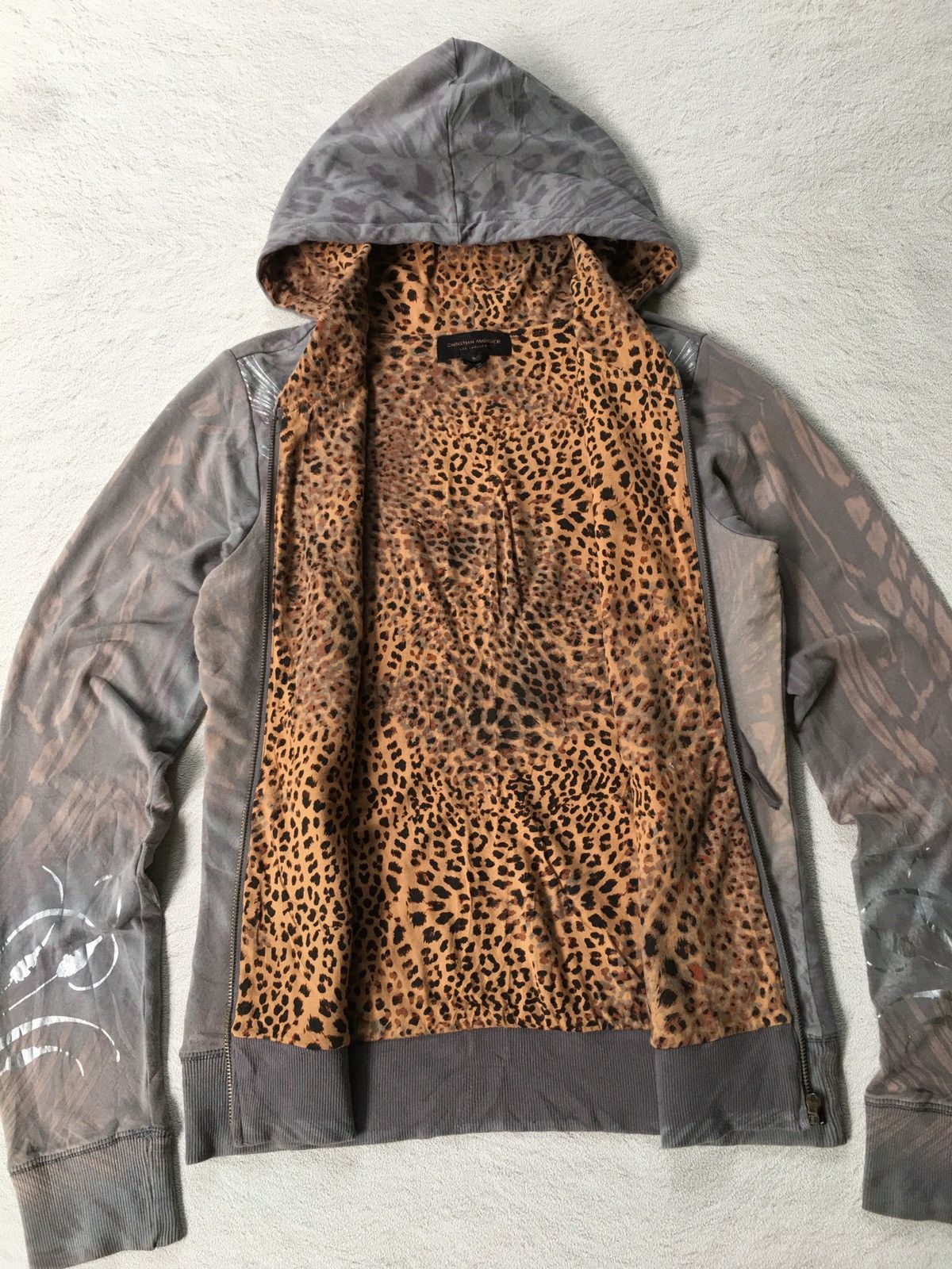 Ed Hardy Y2k Christian Audigier Zip Hoodie Size US XS / EU 42 / 0 - 5 Thumbnail