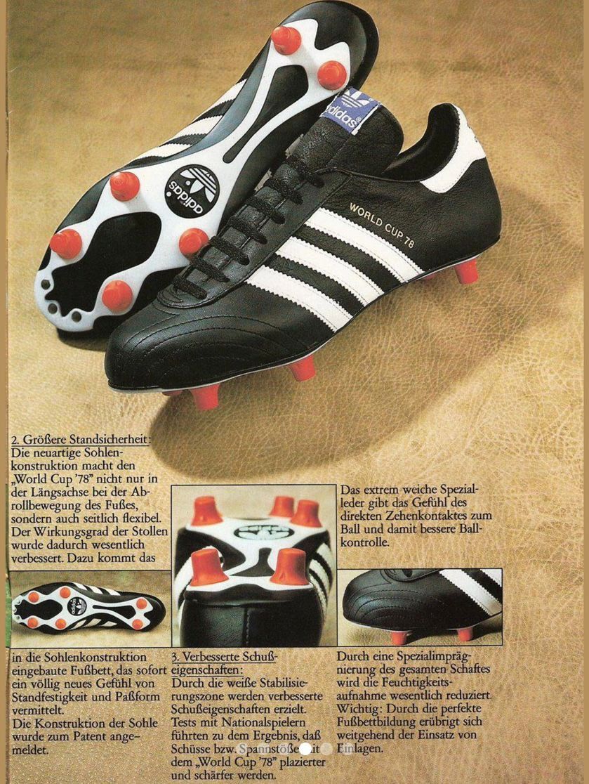 Adidas Adidas World Cup 78, Extremely Rare!! Size US 11 / EU 44 - 7 Thumbnail