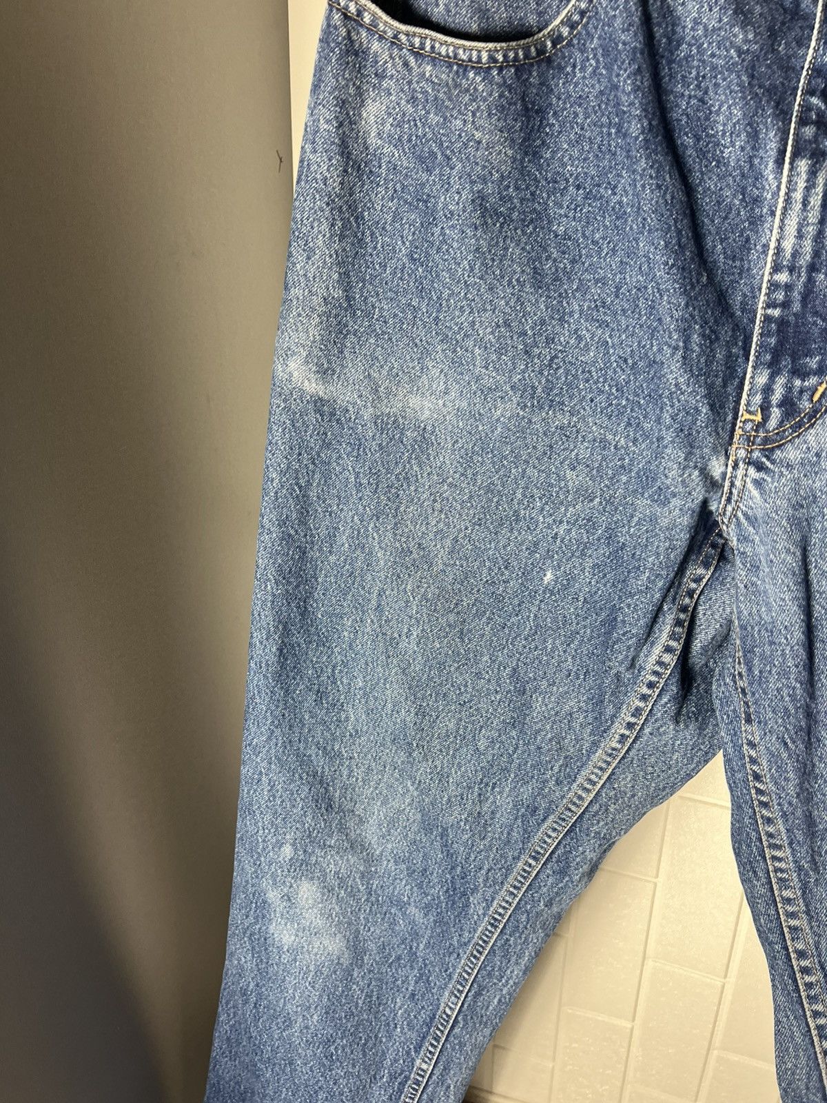 Saint Laurent Paris VINTAGE YVES SAINT LAURENT PARIS RETRO DENIM JEANS WEAR 90s Size US 38 / EU 54 - 15 Thumbnail