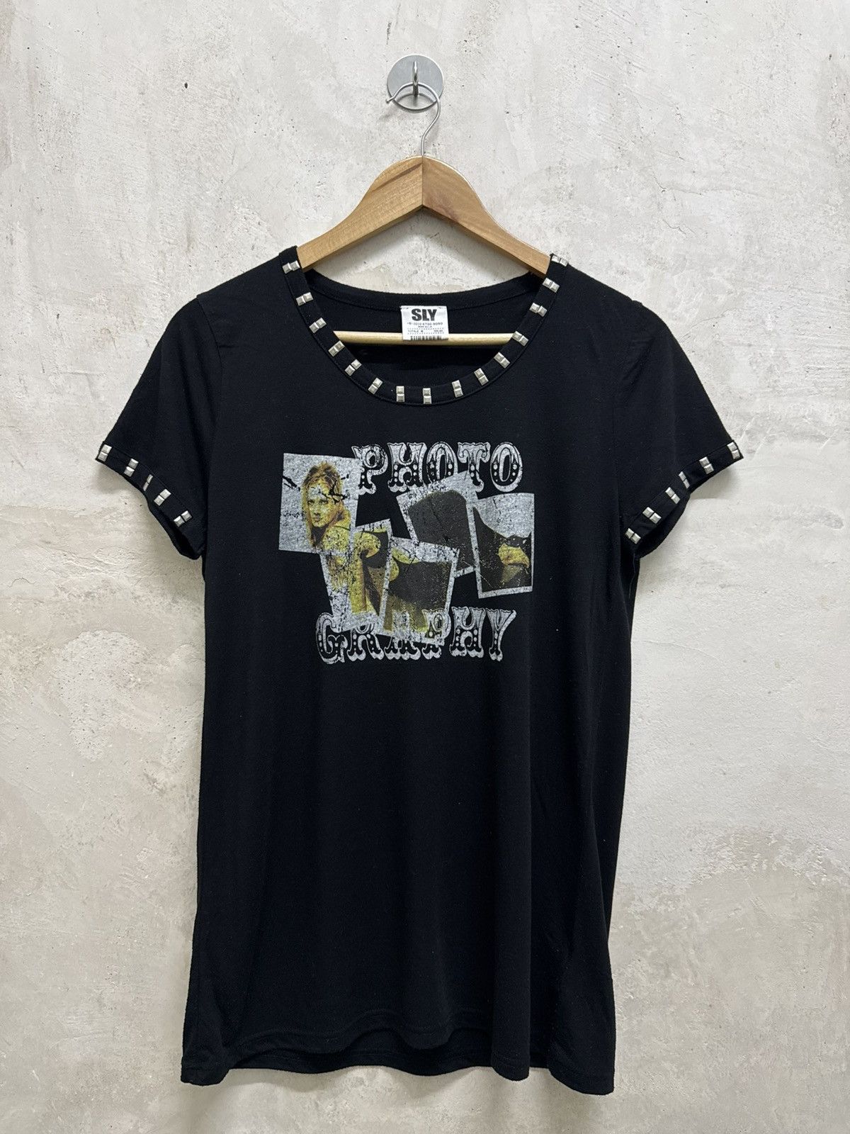Hysteric Glamour SLY Studded hystericglamour style Grunge Tees Size S / US 4 / IT 40 - 1 Thumbnail