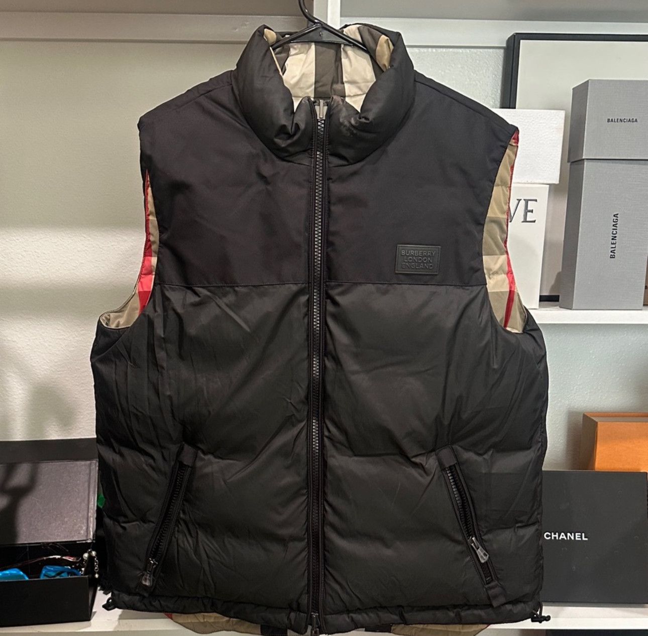 Burberry Burberry Plaid Vest Size US L / EU 52-54 / 3 - 7 Thumbnail