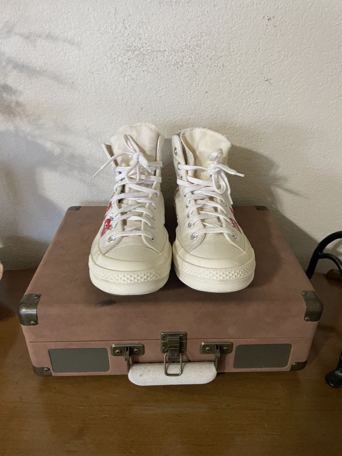 Comme des Garcons CDG Play x Converse Chuck Taylor All Star 70 HI Size US 8 / EU 41 - 2 Thumbnail