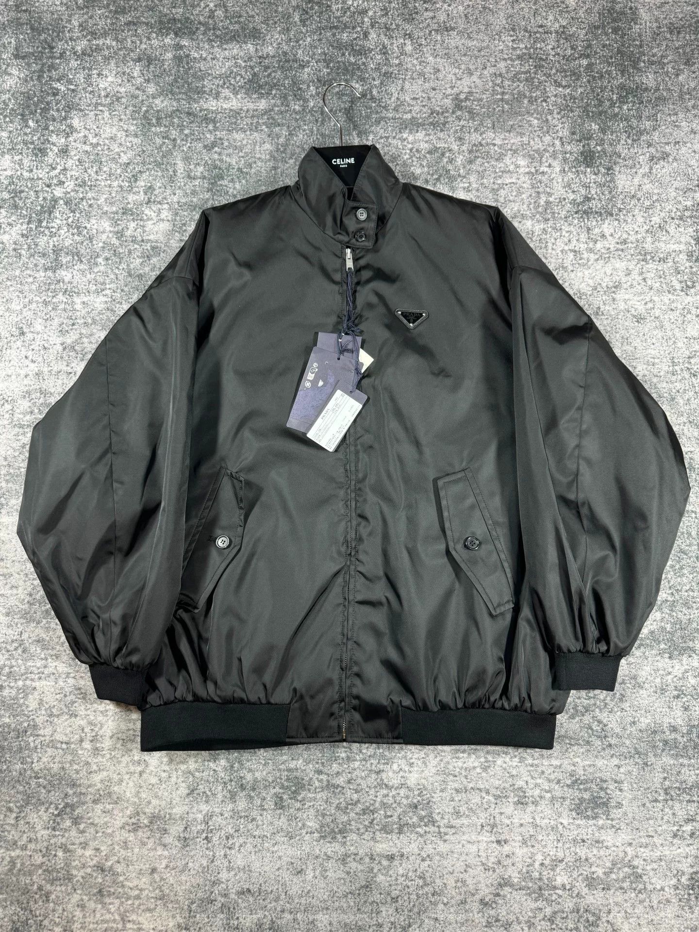 Prada Prada Re-Nylon Triangle Logo Bomber Jacket Size US S / EU 44-46 / 1 - 1 Thumbnail