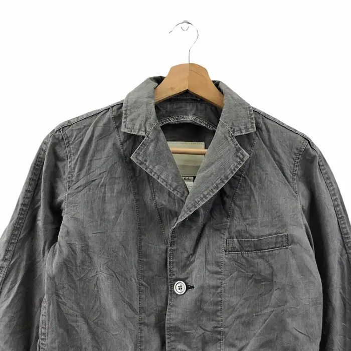 Japanese Brand Vtg MOR.K.S HIROYUKI NAKAMURA Denim Jacket Jeans Cotton Size M / US 6-8 / IT 42-44 - 2 Thumbnail