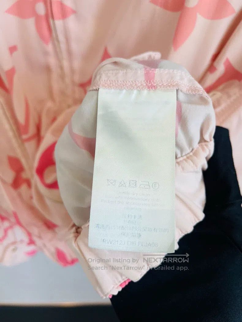 Louis Vuitton Louis Vuitton Pink presbyopic bomber jacket Size XXS / US 00 / IT 34 - 4 Thumbnail