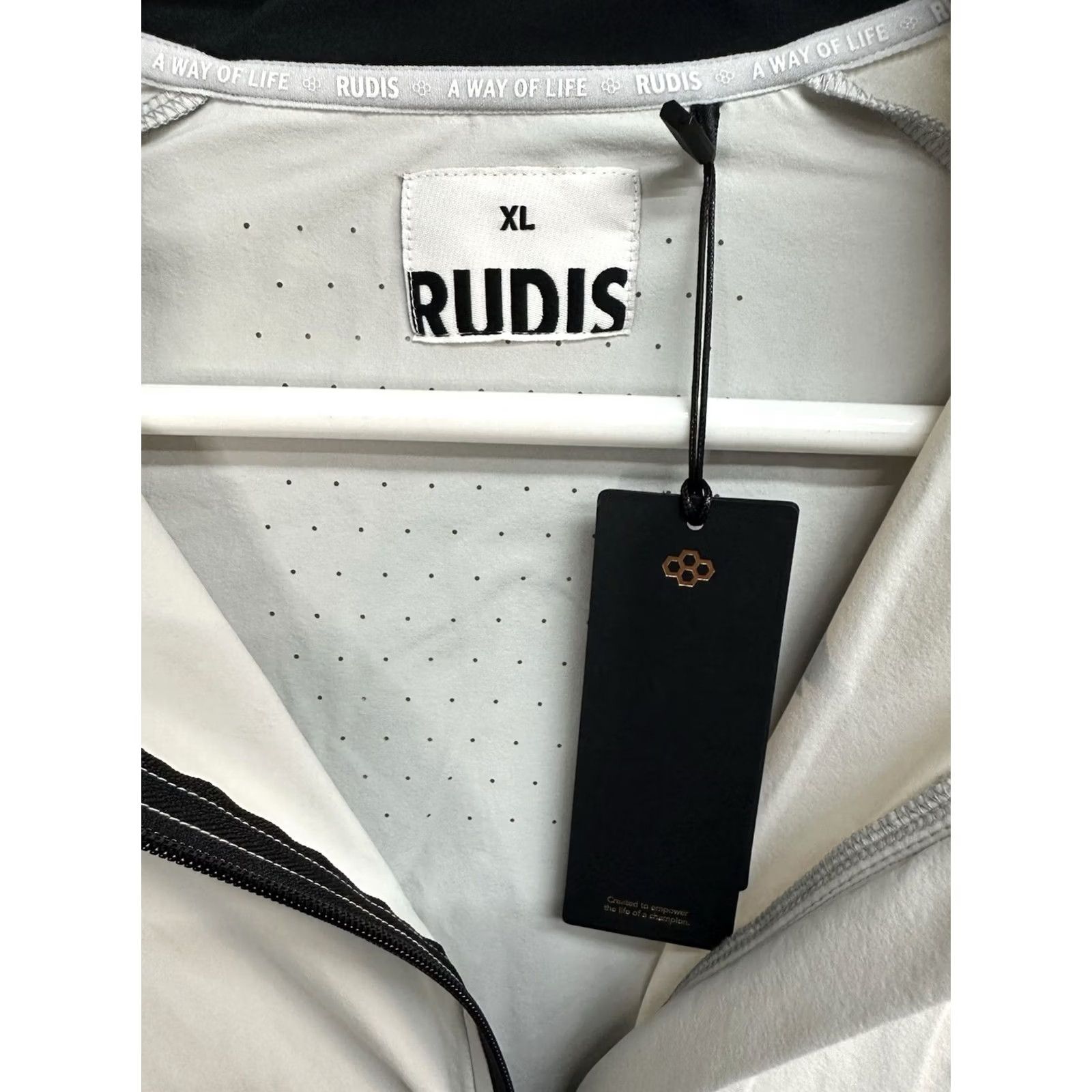 Vintage RUDIS Uniform Jacket Full Zip Performance SCHOOL LOGOS Men's XL Gray Size US XL / EU 56 / 4 - 3 Thumbnail