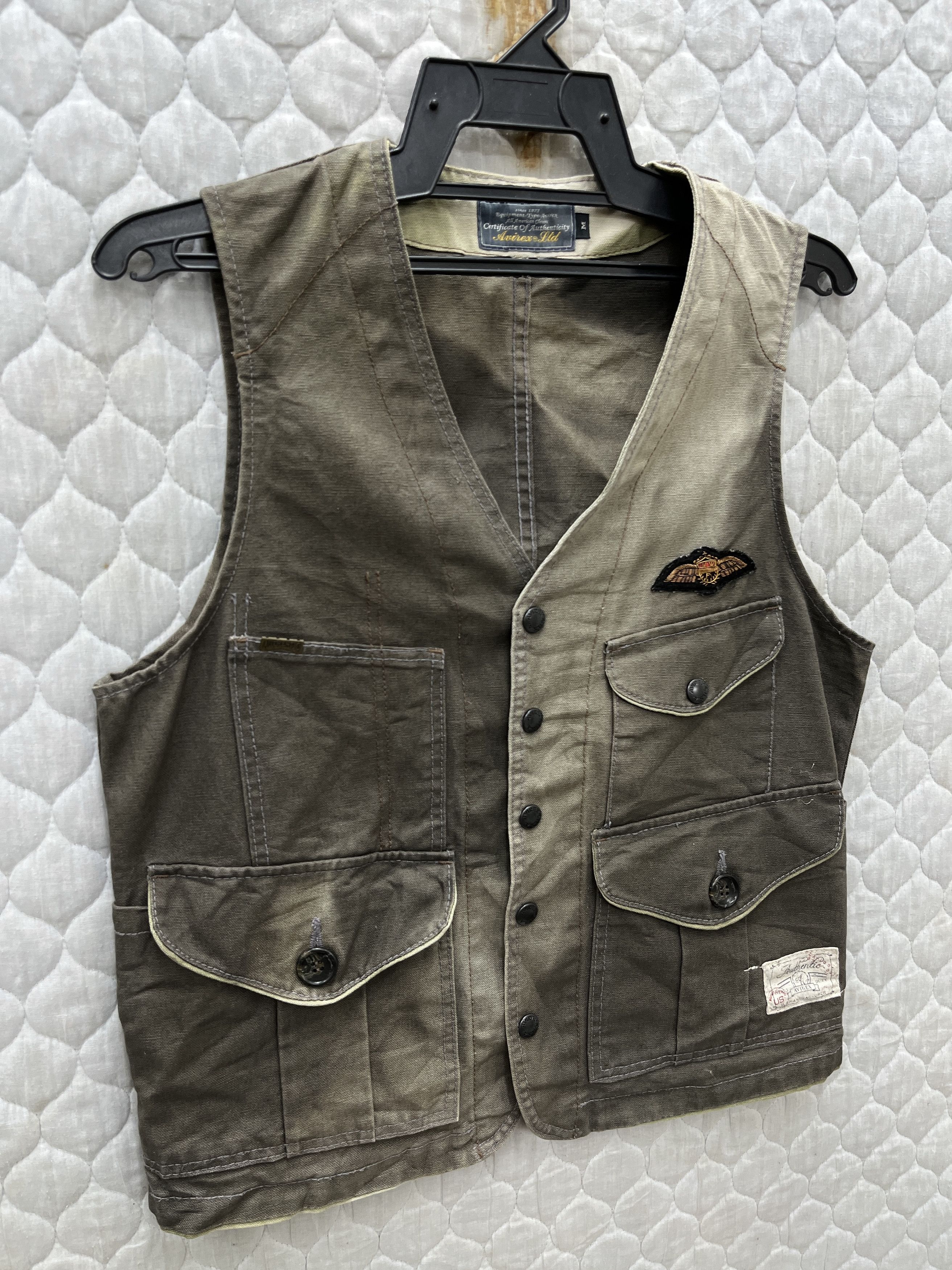 Avirex 🔥🔥🔥STEALS AVIREX SUN FADED VEST Size US M / EU 48-50 / 2 - 2 Thumbnail
