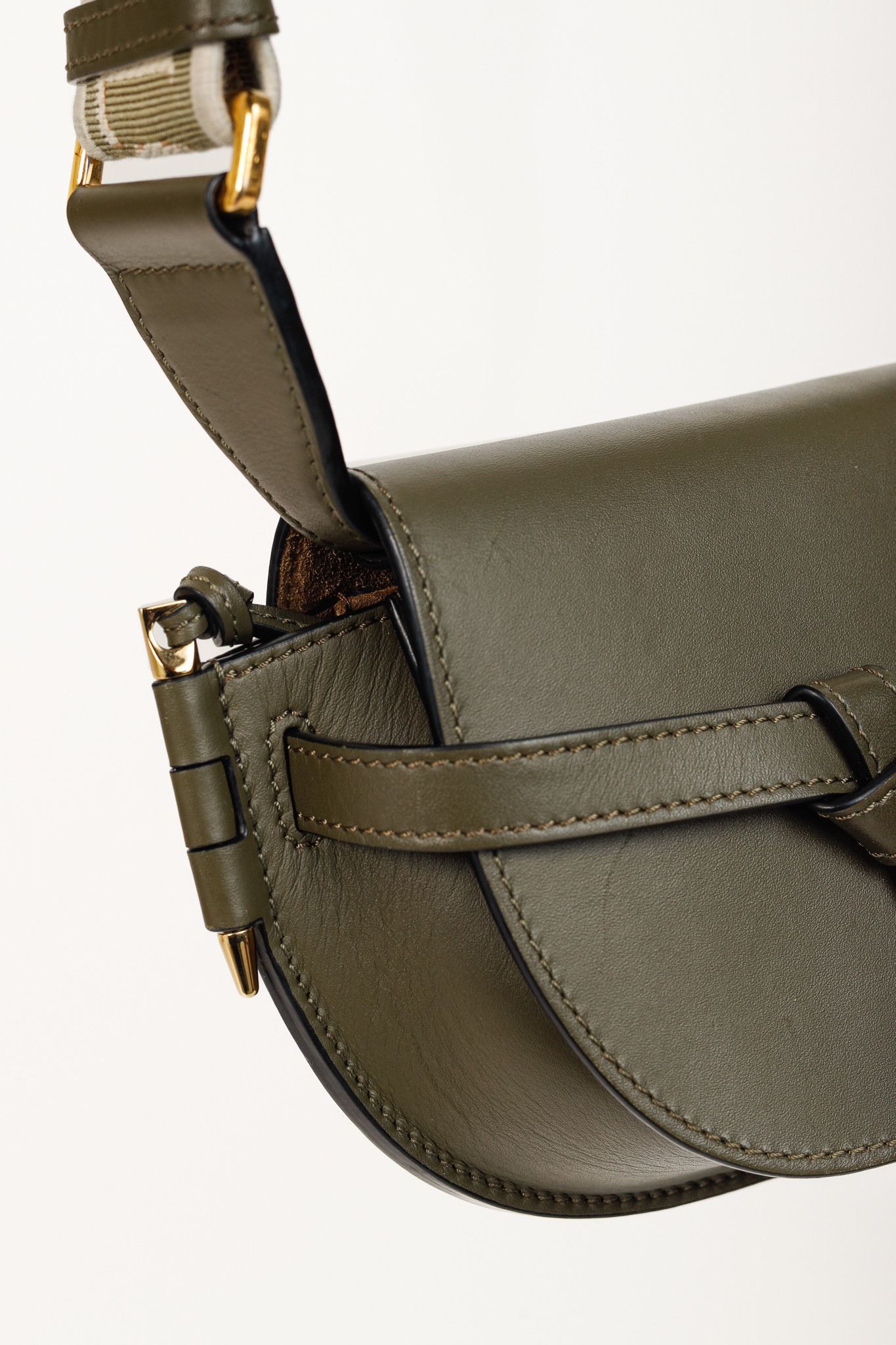 Loewe Loewe Mini Gate Dual Soft Calfskin & Jacquard Crossbody Bag Size ONE SIZE - 9 Thumbnail