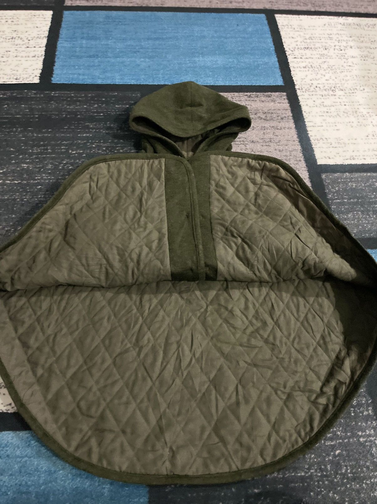 A.P.C. Vintage A.P.C Button Hoodie Wool Poncho Size XS / US 0-2 / IT 36-38 - 13 Thumbnail