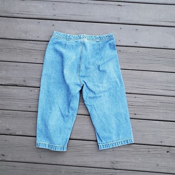Disney Vintage 90s y2k Winnie The Pooh Tigger Blue Jean Denim Cargo Size 28" / US 6 / IT 42 - 2 Thumbnail