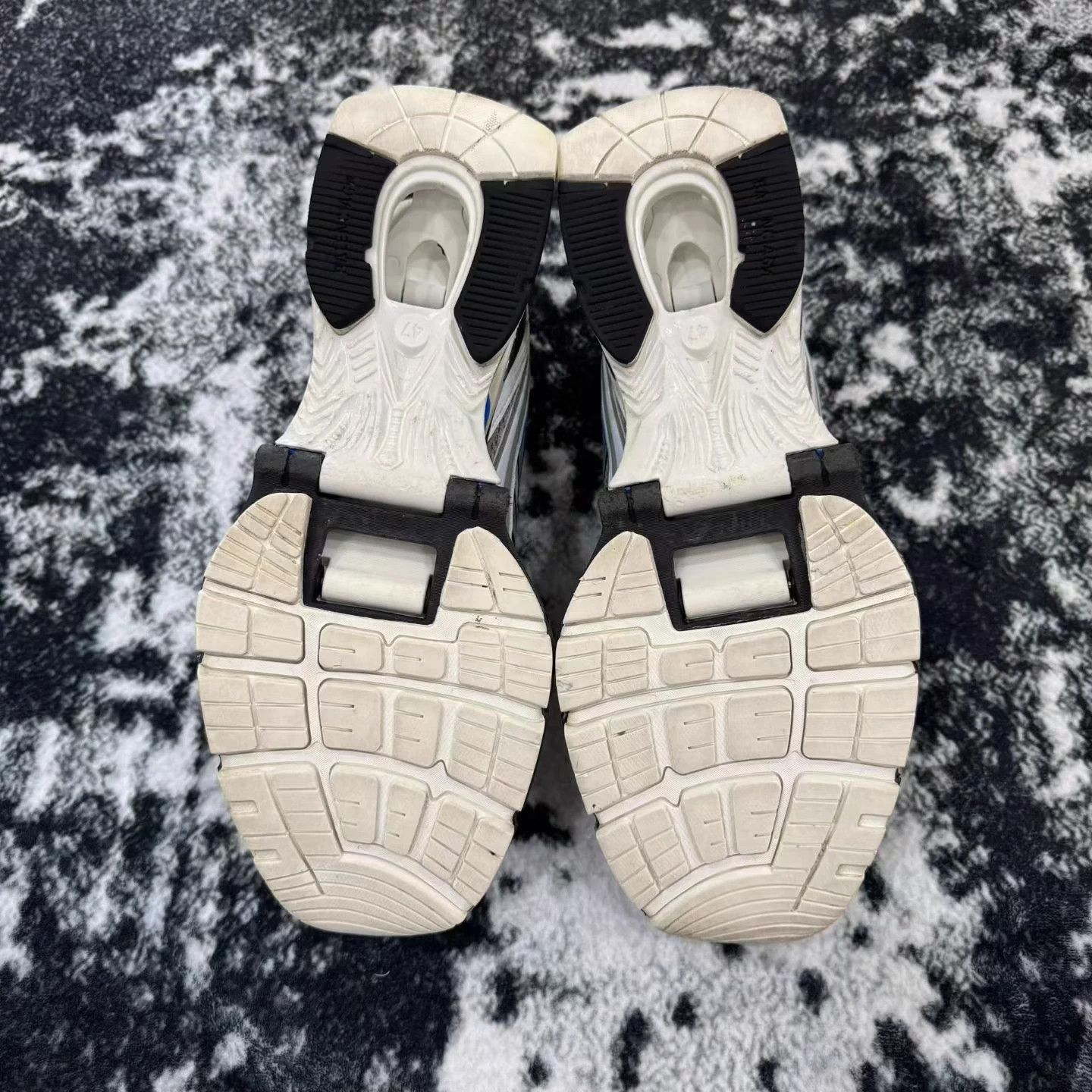 Balenciaga Balenciaga X-Pander Blue Distressed 47 Sneakers Size US 14 / EU 47 - 6 Thumbnail
