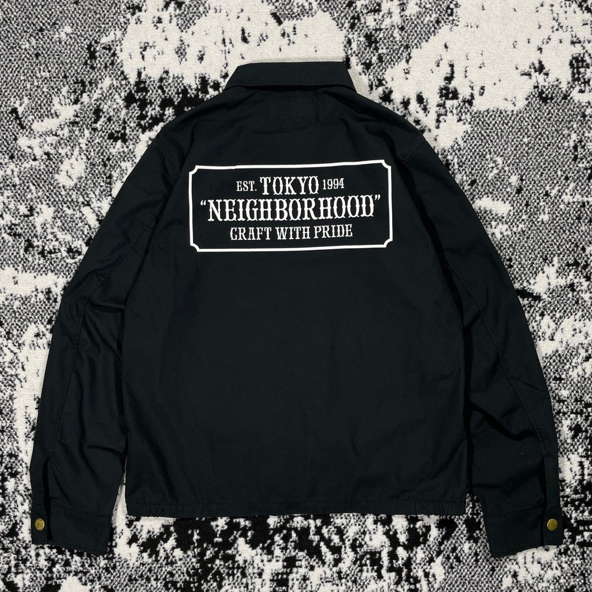 image of Neighborhood Drizzler Ec-Jkt 2017 - Small in Black, Men's