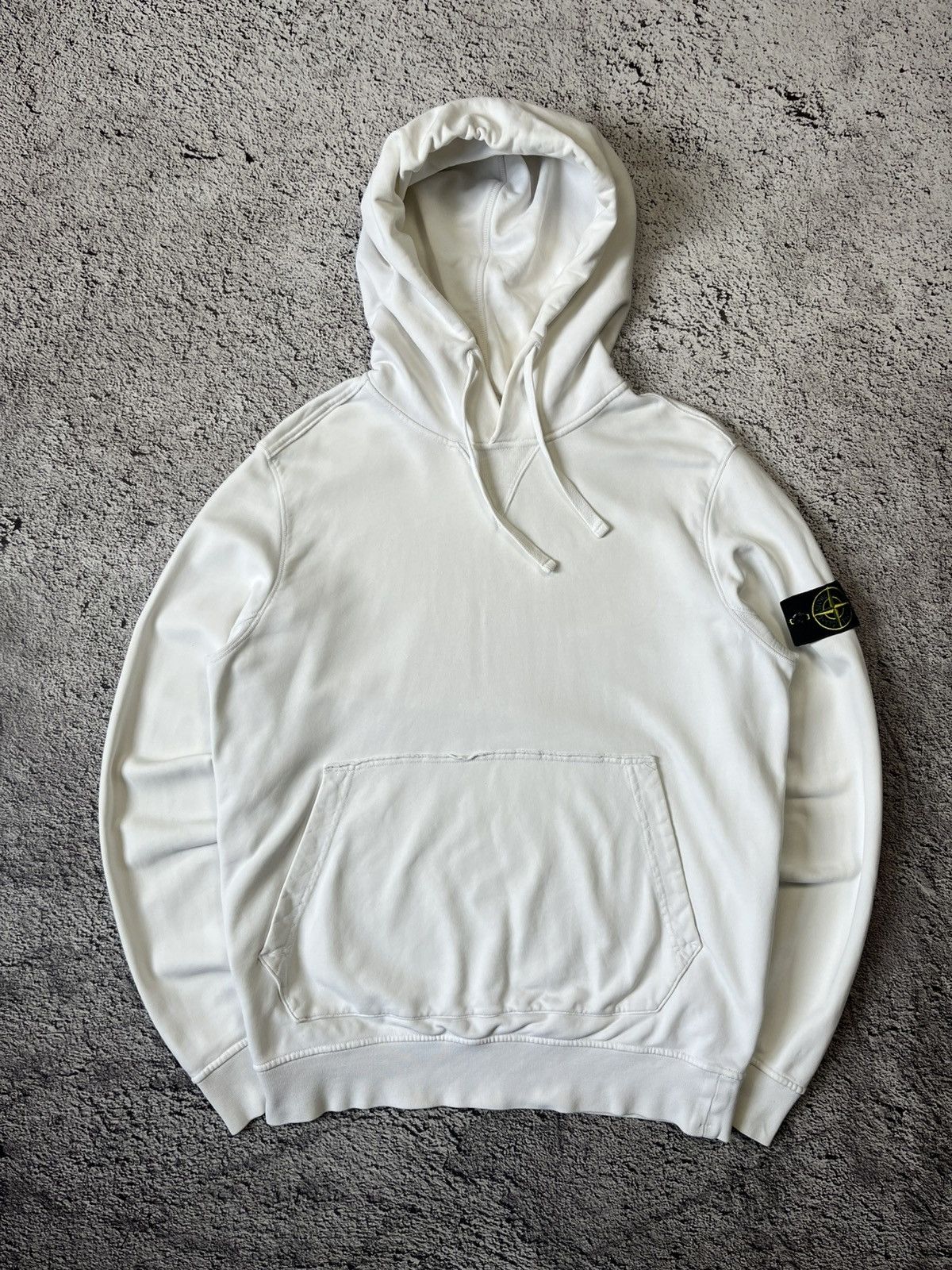 Stone Island Stone Island Hoodie Mens White Pullover Size XL Size US XL / EU 56 / 4 - 1 Thumbnail