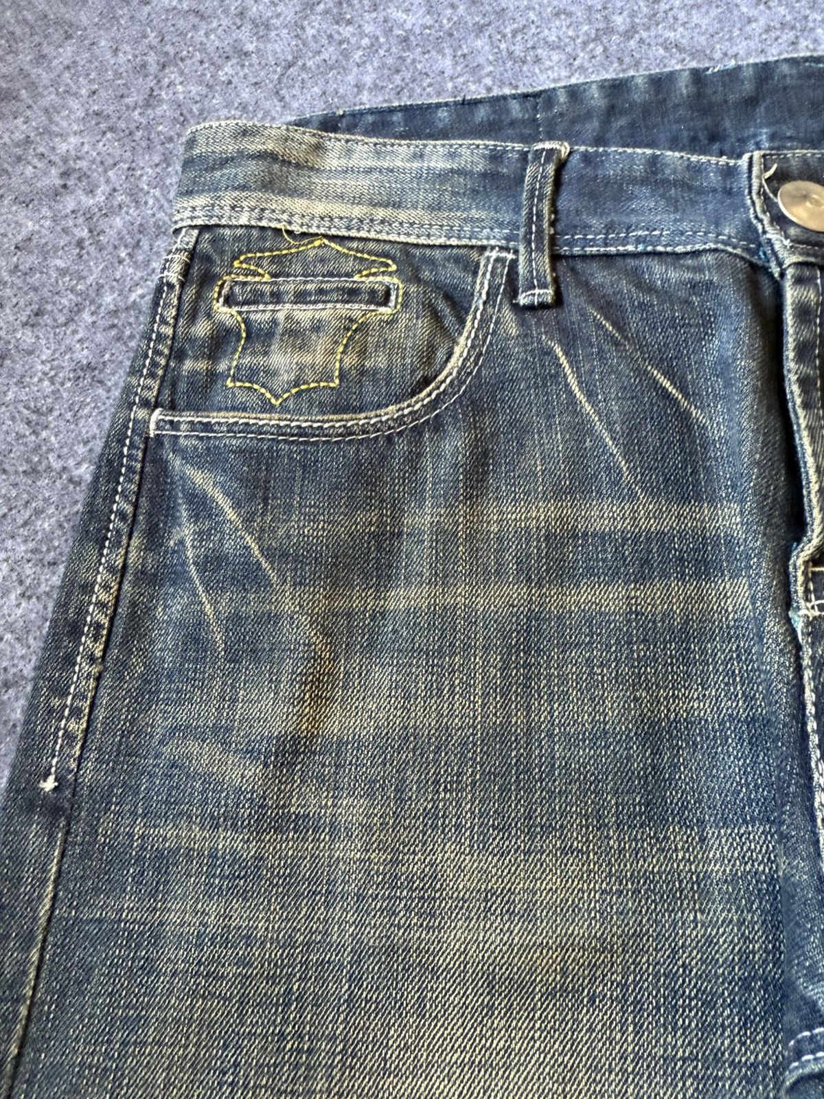 Hysteric Glamour × Japanese Brand Dinassy Japan Mud Wash Paint Splatter Jeans Size US 31 - 13 Thumbnail