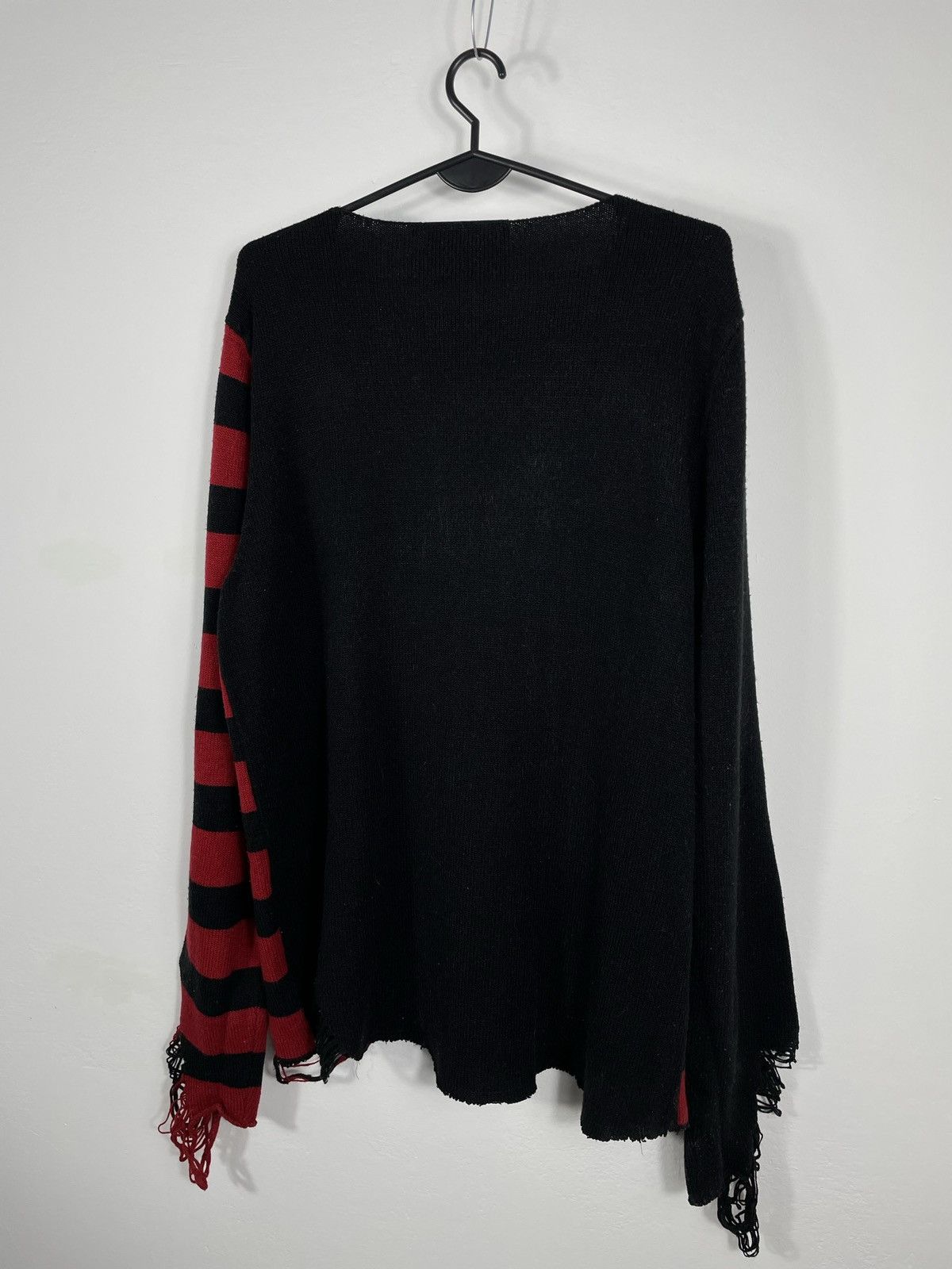 Band Tees × Killstar × Marilyn Manson MARLYN MANSON KILLSTAR STRIPED SWEATER FABRIC DISTRESSED Size US M / EU 48-50 / 2 - 11 Thumbnail