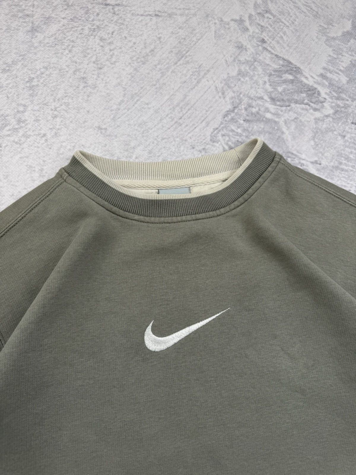 Nike × Vintage NIKE VINTAGE CENTER SWOOSH OVERSIZE BOXY SWEATSHIRT Size US M / EU 48-50 / 2 - 5 Thumbnail