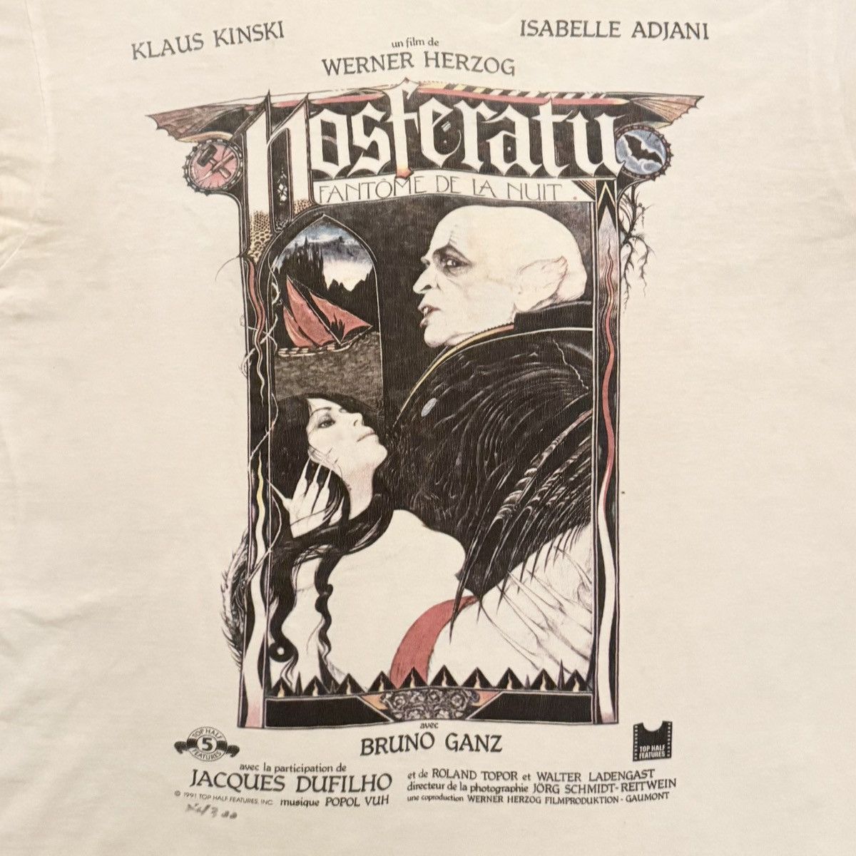 Vintage Vintage 1991 Nosferatu Rare Horror Movie Promo Tee Large Size US L / EU 52-54 / 3 - 1 Thumbnail