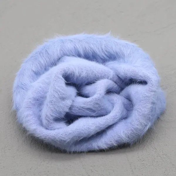 Japanese Brand Komura x Kita Fashion Fluffy Rabbit Fur Beanie Hat Size ONE SIZE - 4 Thumbnail