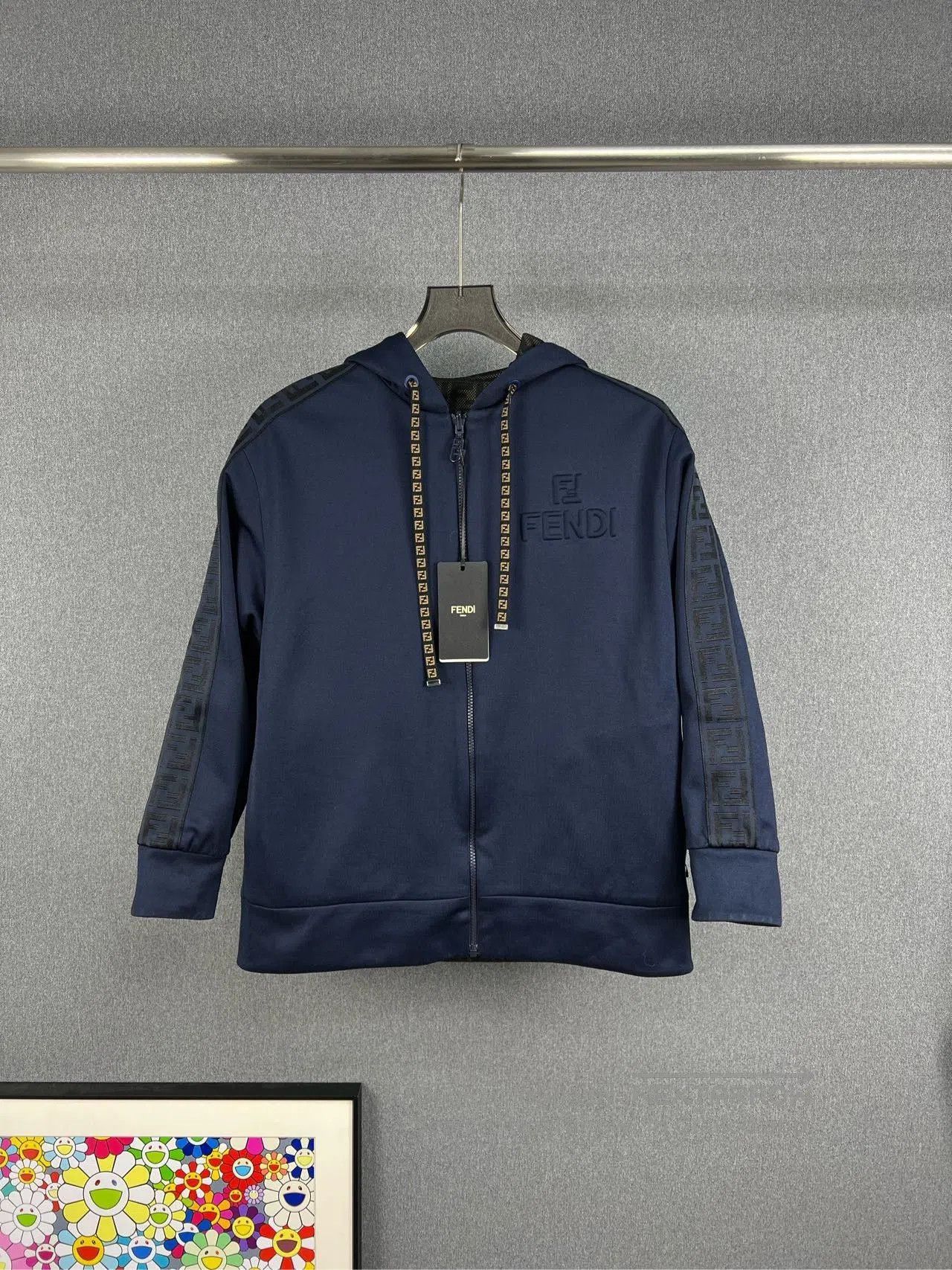 Fendi FENDI Monogram Full Logo Reversible Jacket. Size XS / US 0-2 / IT 36-38 - 1 Thumbnail