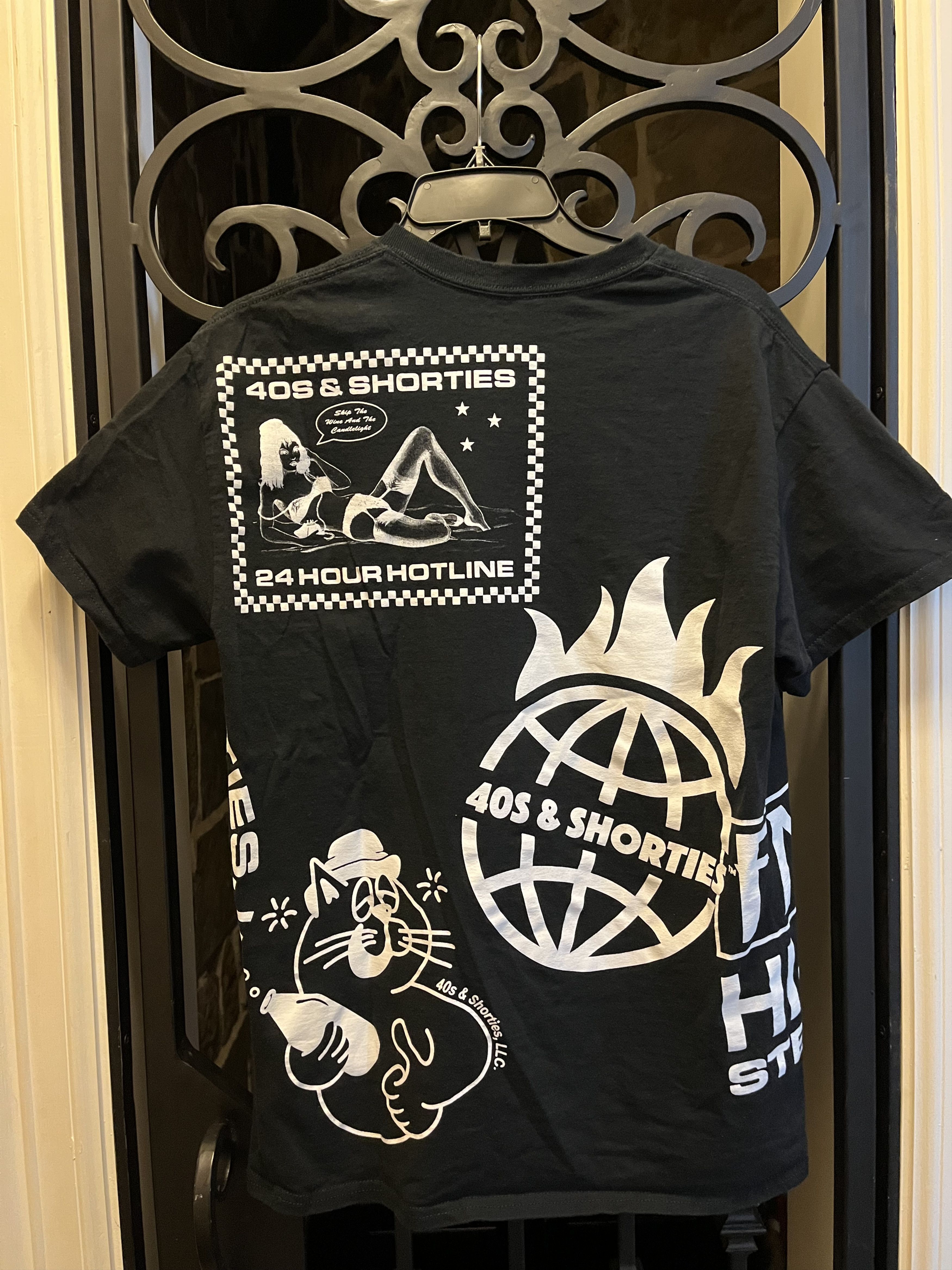 40's & Shorties 40s & Shorties Multi-Graphic Logo Tee - Black Size US M / EU 48-50 / 2 - 2 Thumbnail
