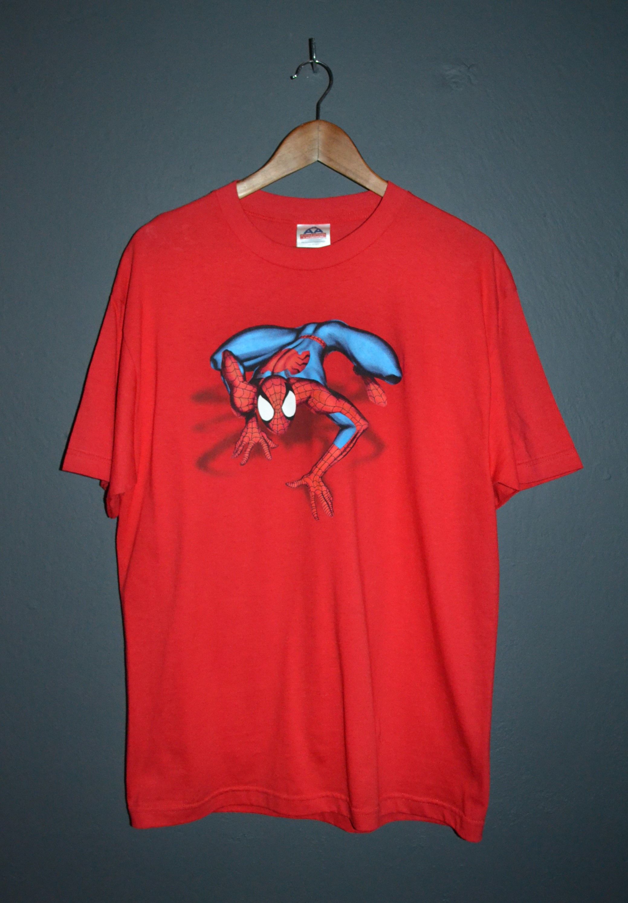 Vintage Vintage Spiderman 2001 Spider Man Marvel T shirt Size L Size US L / EU 52-54 / 3 - 2 Thumbnail