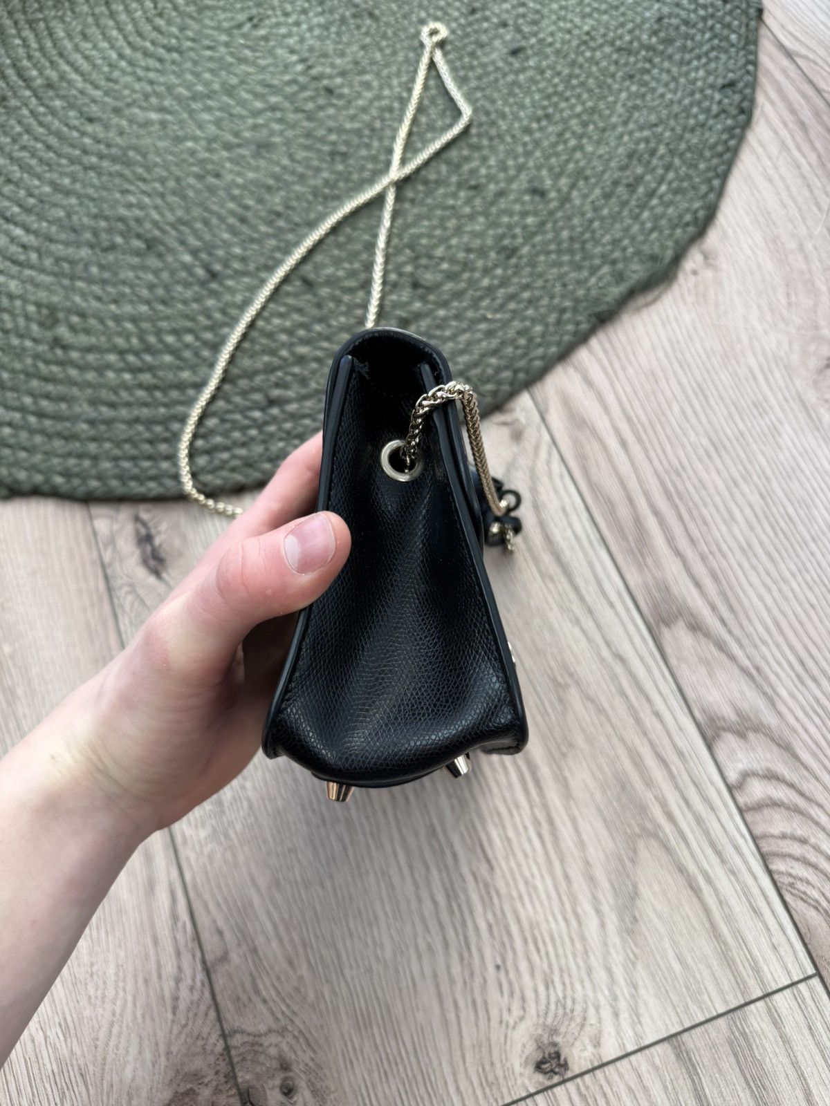 Designer × Furla Furla Leather black Handbag Size ONE SIZE - 9 Thumbnail