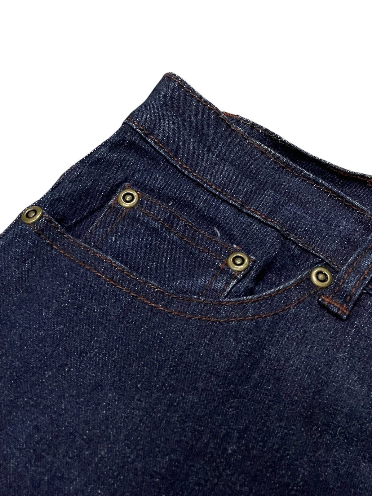 Japanese Brand × Tornado Mart Tornado Mart Wanabe Style Studded Rivet Flare Denim Jeans Size US 30 / EU 46 - 13 Thumbnail
