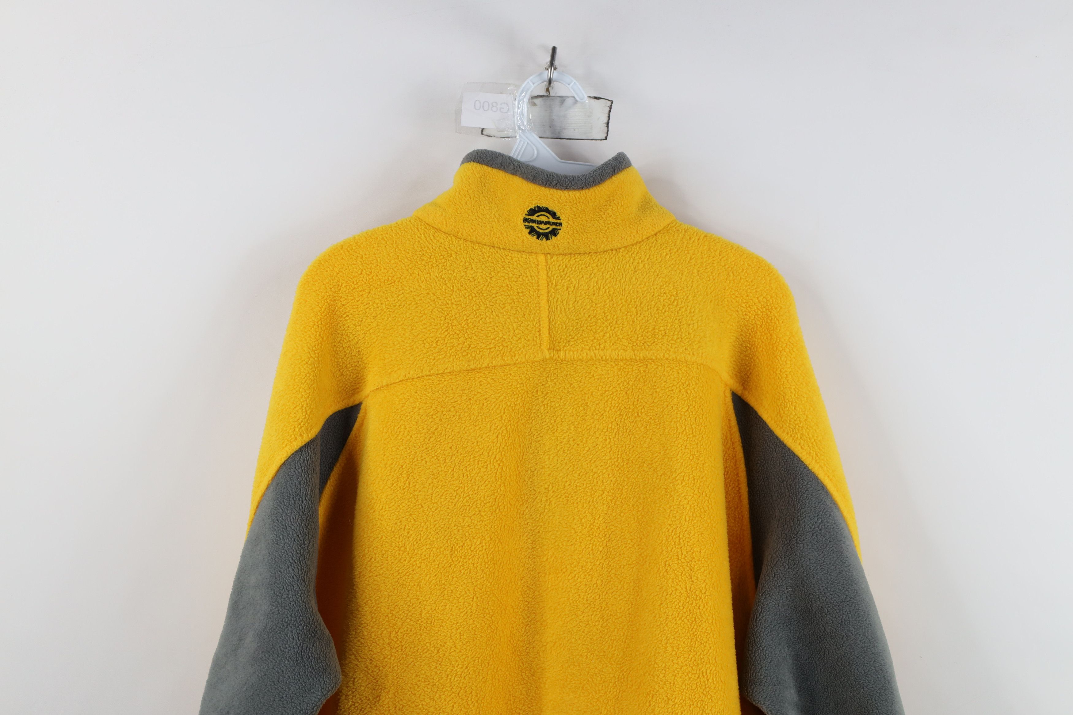 Vintage Vintage 90s Ski Doo Bombardier Half Zip Fleece Sweater Size US XL / EU 56 / 4 - 14 Thumbnail