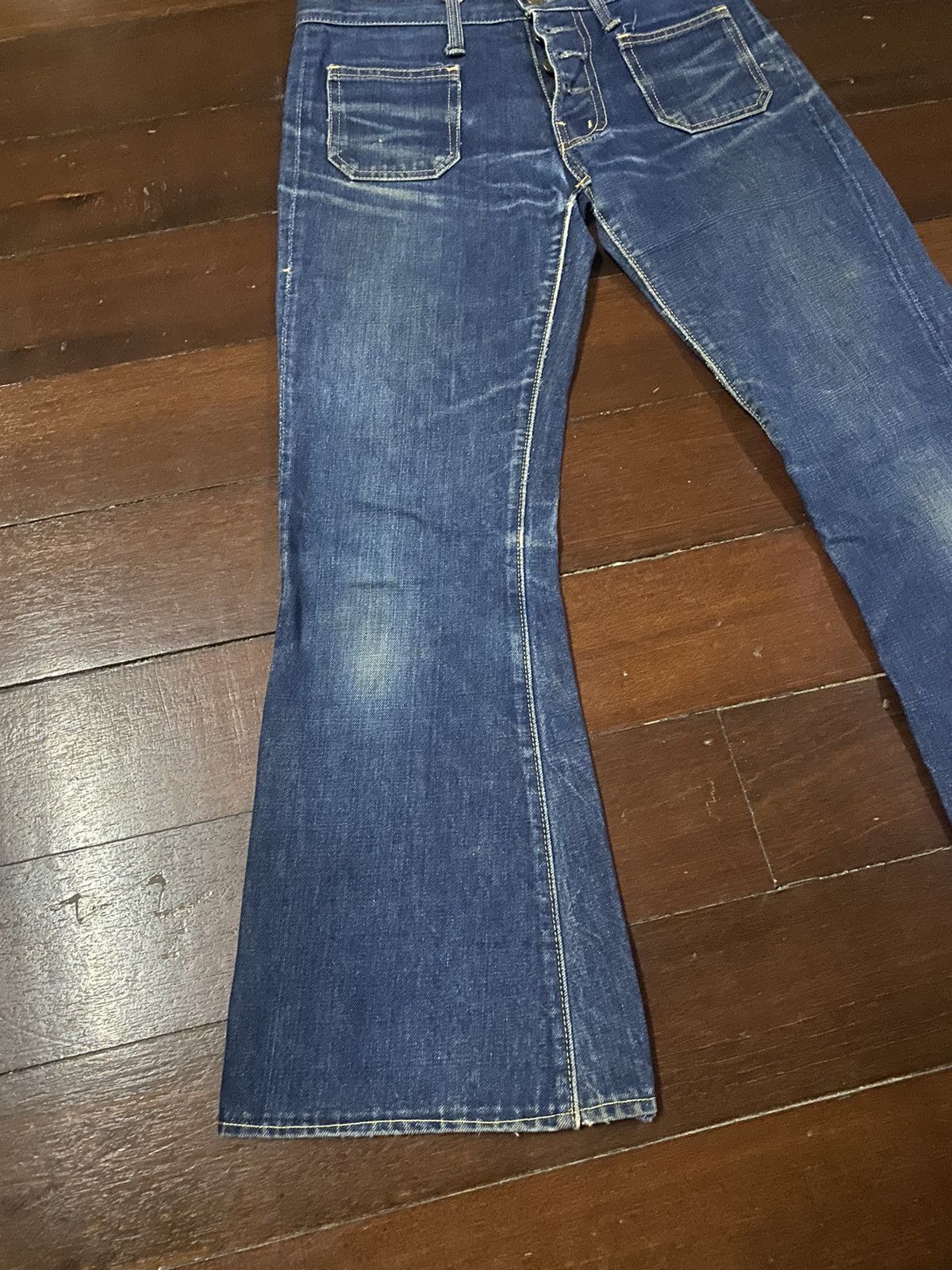 Hysteric Glamour FIRE 🔥 vintage EDWIN wide leg bootcut patch pocket Size US 30 / EU 46 - 3 Thumbnail