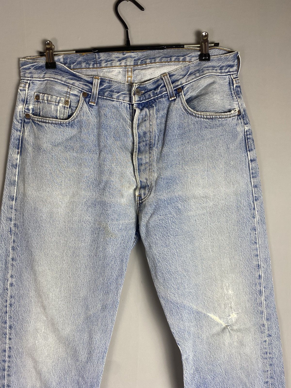 Levi's Vintage 90s LEVIS 501 jeans denim Size US 36 / EU 52 - 7 Thumbnail