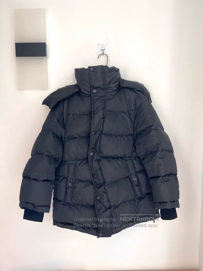 Balenciaga Balenciaga Black Irregular Down Jacket, Size 34 Size XXS / US 00 / IT 34 - 1 Thumbnail