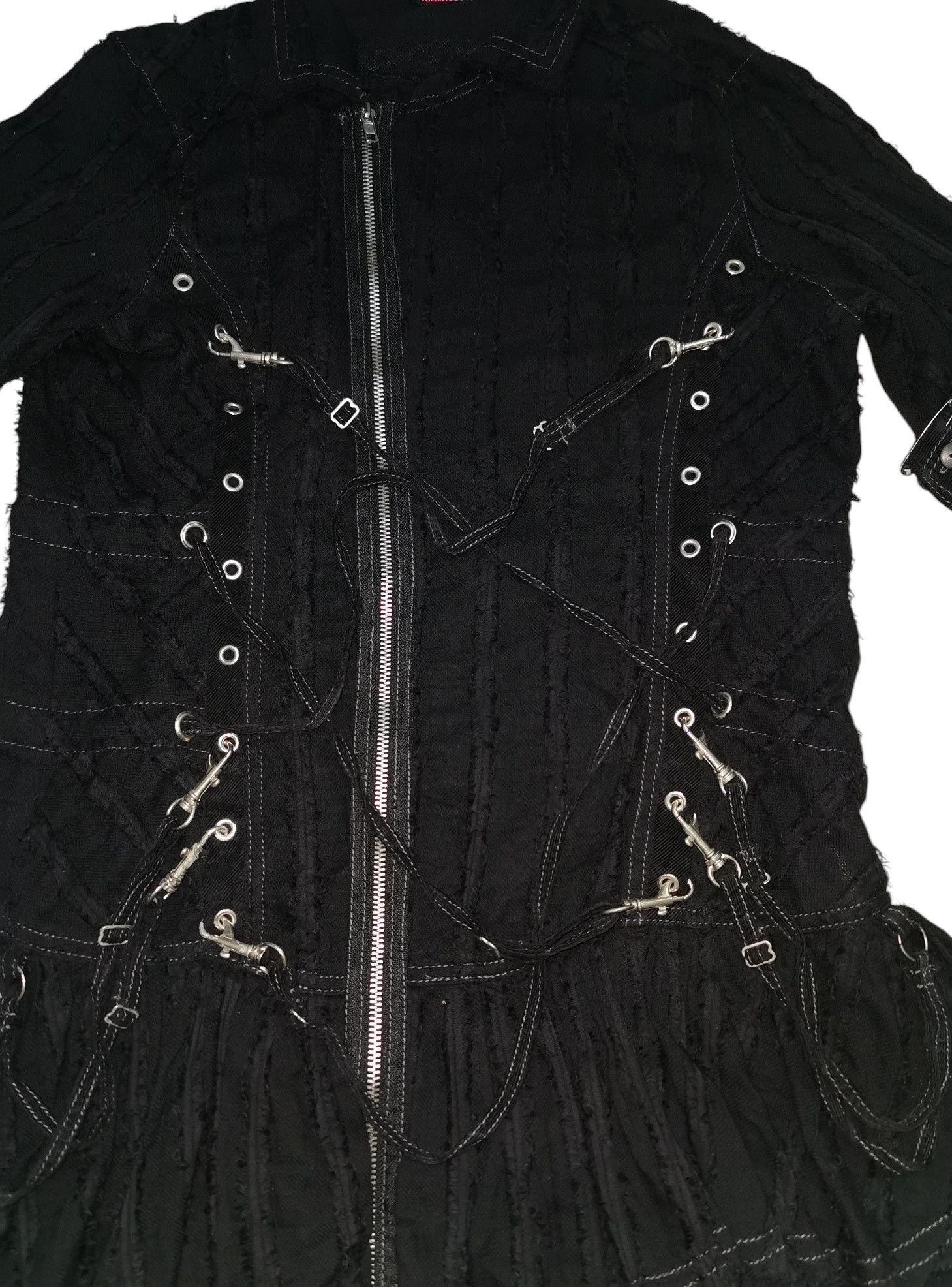 If Six Was Nine Algonquins Bondage Punk Gothic Light Jacket Size S / US 4 / IT 40 - 5 Thumbnail