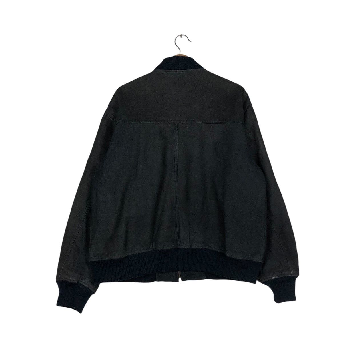 Japanese Brand 📌Vintage Bomber Leather Jacket Vario Max Issey Miyake Size US L / EU 52-54 / 3 - 9 Thumbnail