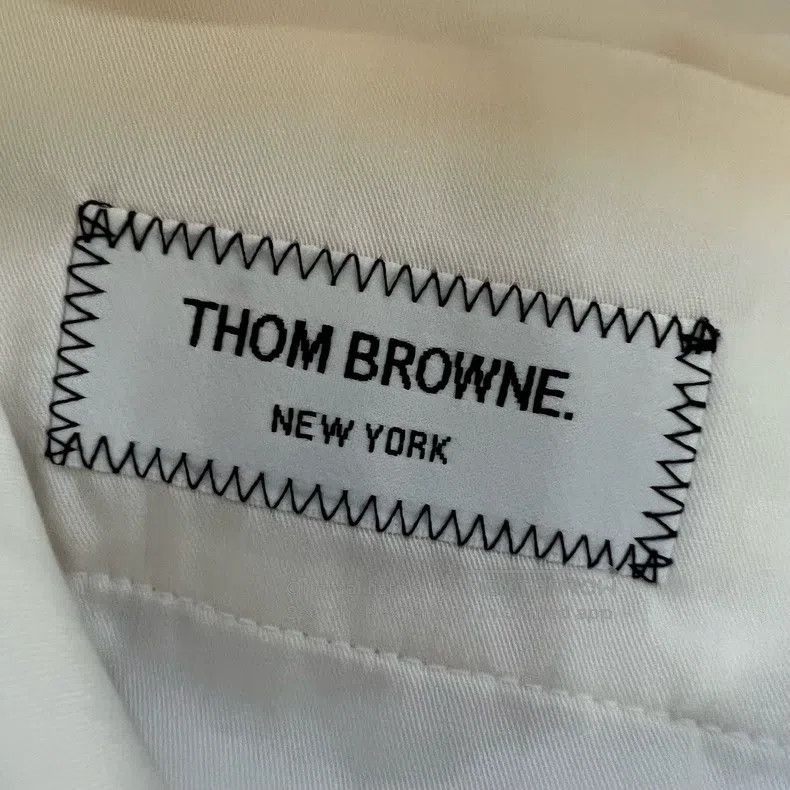Thom Browne Thom Browne Beige Wide-leg Casual Trousers Size 25" / US 0 / IT 36 - 4 Thumbnail