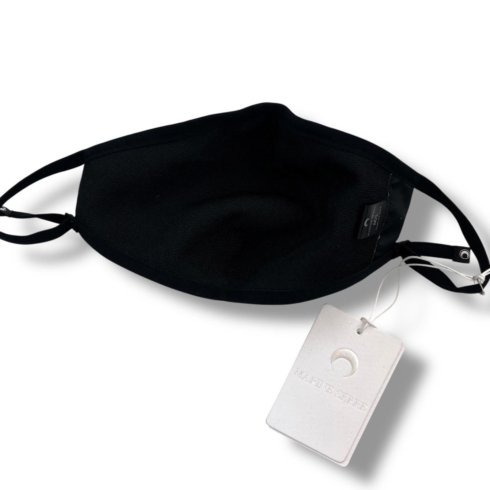 Marine Serre Marine Serre Black & Tan Lozenge Face Mask Size ONE SIZE - 3 Thumbnail
