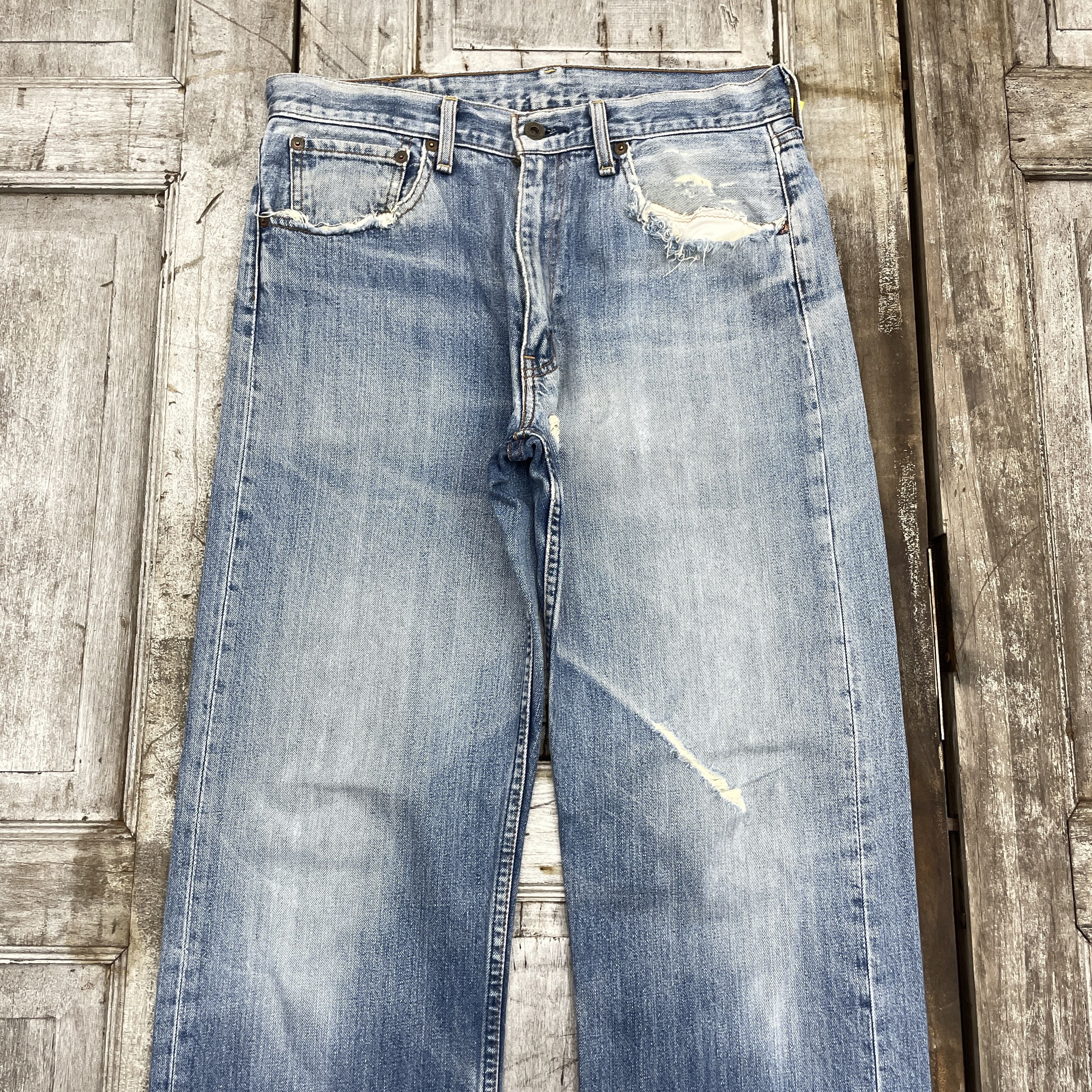 Levi's Levi's Vintage 503 Faded Distressed Jeans- WC326 Size US 32 / EU 48 - 4 Thumbnail