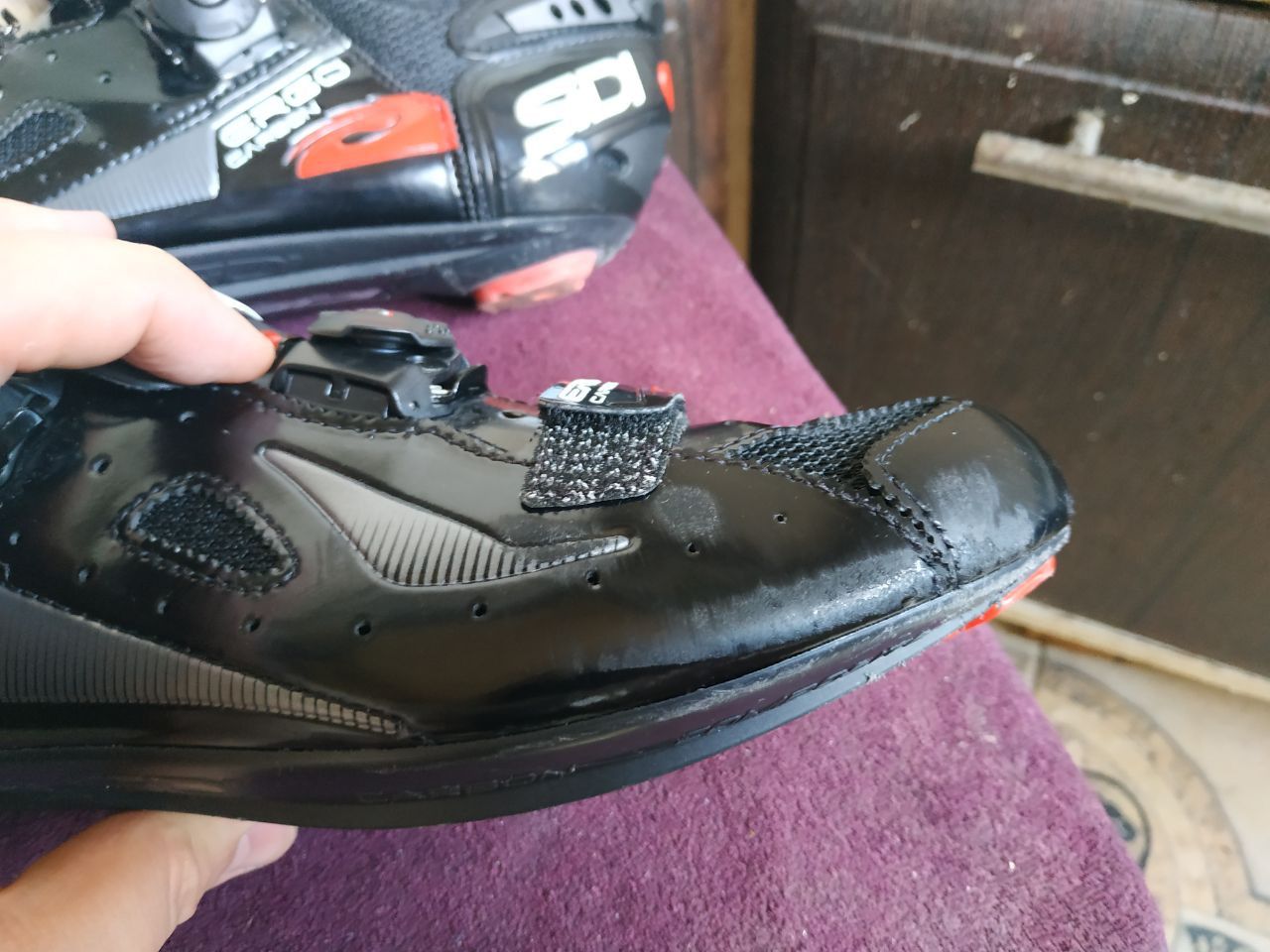 Sidi Sidi Ergo 5 Carbon Road Cycling Shoes Black - EU 44 / US 10 Size US 11 / EU 44 - 16 Thumbnail