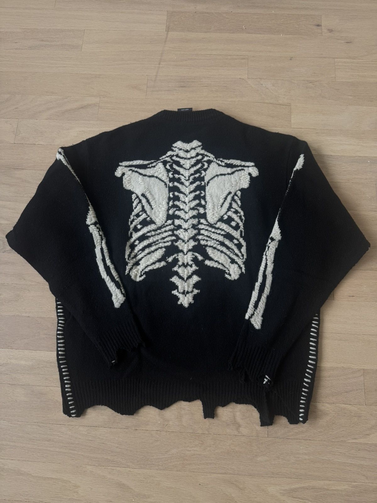 Saint Michael × Vlone Skeleton Sweater Size US L / EU 52-54 / 3 - 2 Thumbnail