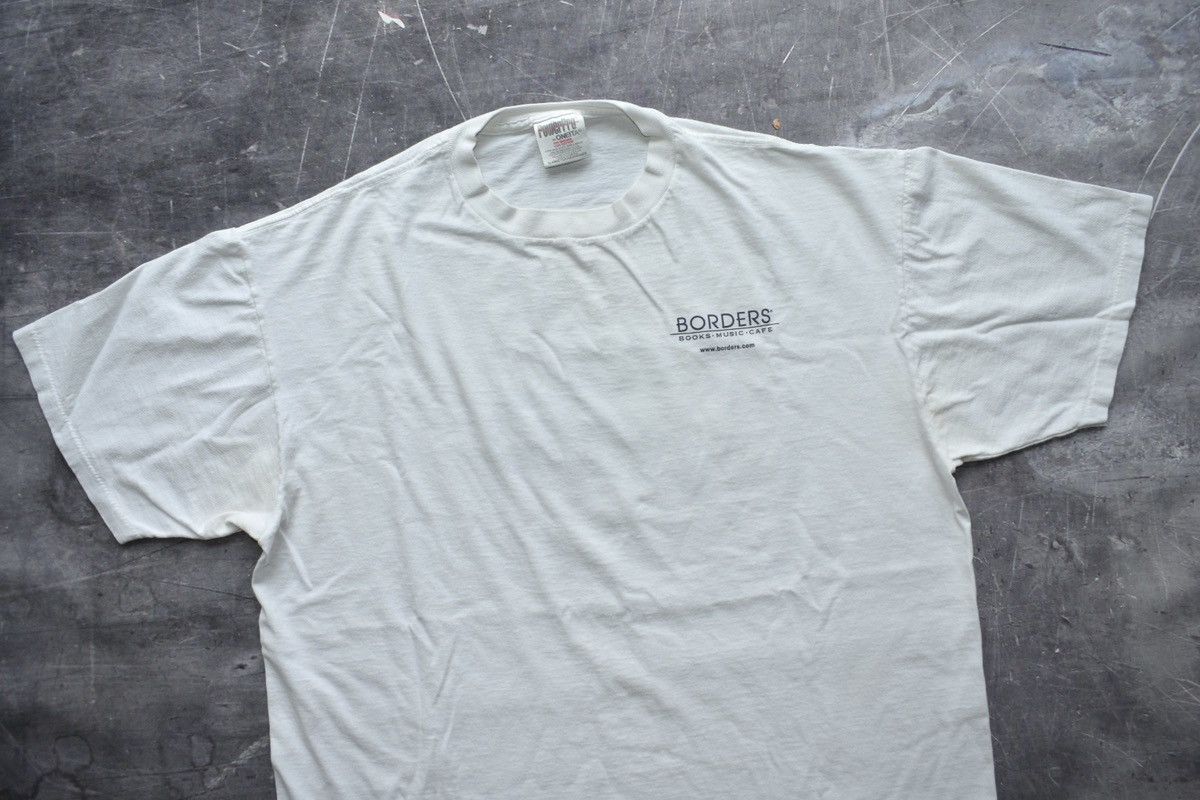 Microsoft × Vintage Vintage 90s Borders X Microsoft Promo T-Shirt (XL) Size US XL / EU 56 / 4 - 4 Thumbnail