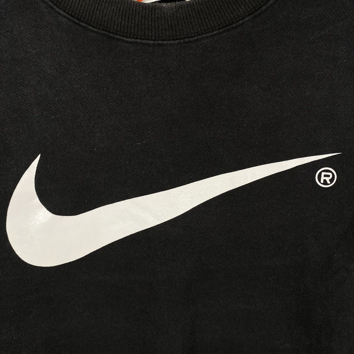 Nike Vintage 90's NIKE Big Swoosh Crewneck Sweatshirt Size US M / EU 48-50 / 2 - 2 Thumbnail
