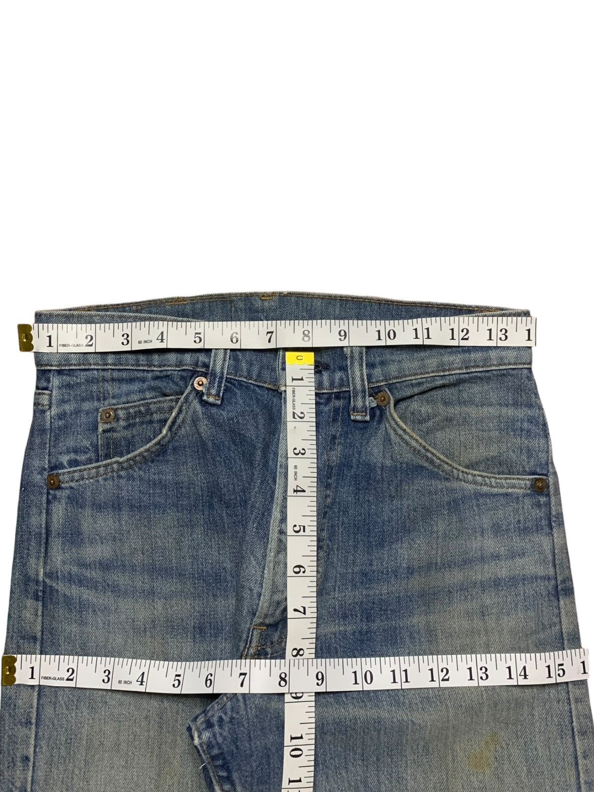 Levi's Vintage 70s Levis 505 Orange Tab Mud Wash Jeans Button #8 Size 28" / US 6 / IT 42 - 13 Thumbnail