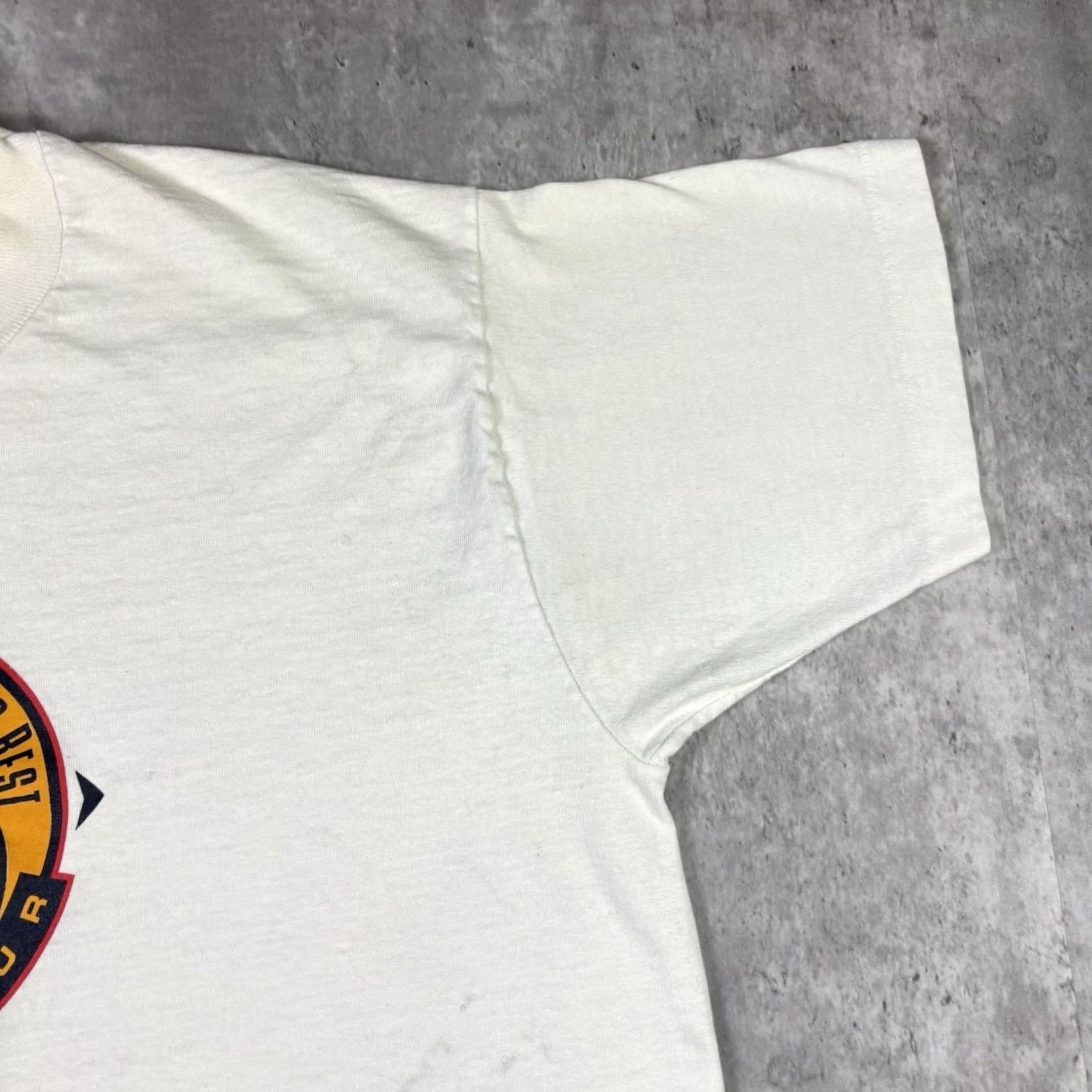 Fruit Of The Loom VINTAGE Fruit of the Loom 90s T Shirt White XL Mens Size US XL / EU 56 / 4 - 4 Thumbnail