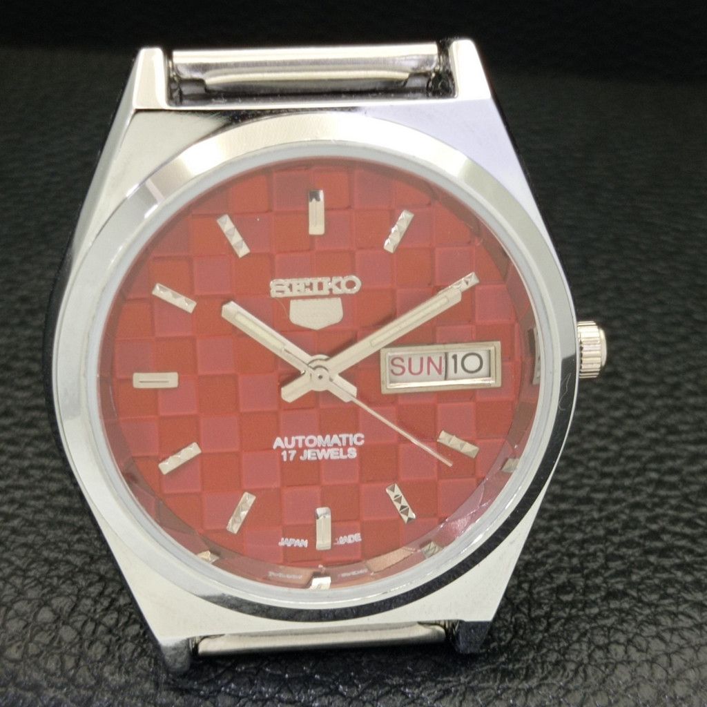 Seiko REFURBISHED VINTAGE SEIKO 5 AUTO JAPAN MENS WATCH a440204 Size 38 - 3 Thumbnail