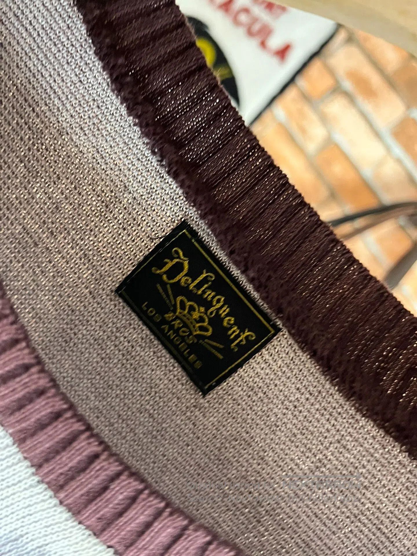 Japanese Brand Delinquent Bros Knit Sweater with Wolf Pattern. Size US L / EU 52-54 / 3 - 3 Thumbnail
