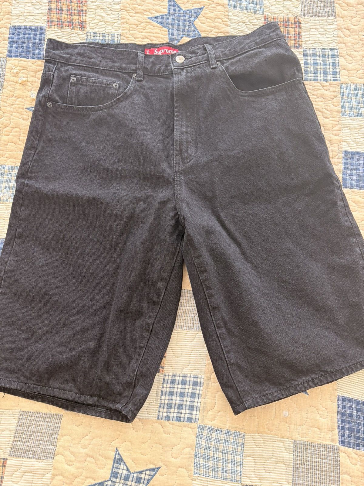Other Black denim shorts Size US 34 / EU 50 - 1 Thumbnail