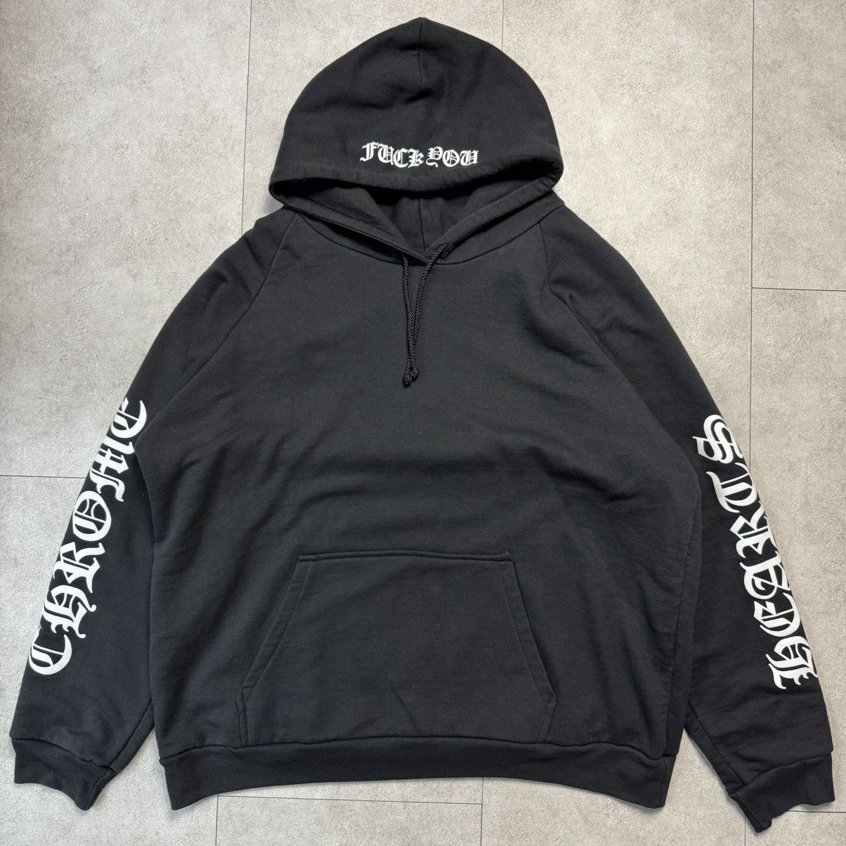 初期モデル廃盤old chrome hearts thermal foodie VINTAGE CHROME HEARTS THERMAL LINED HOODIES
